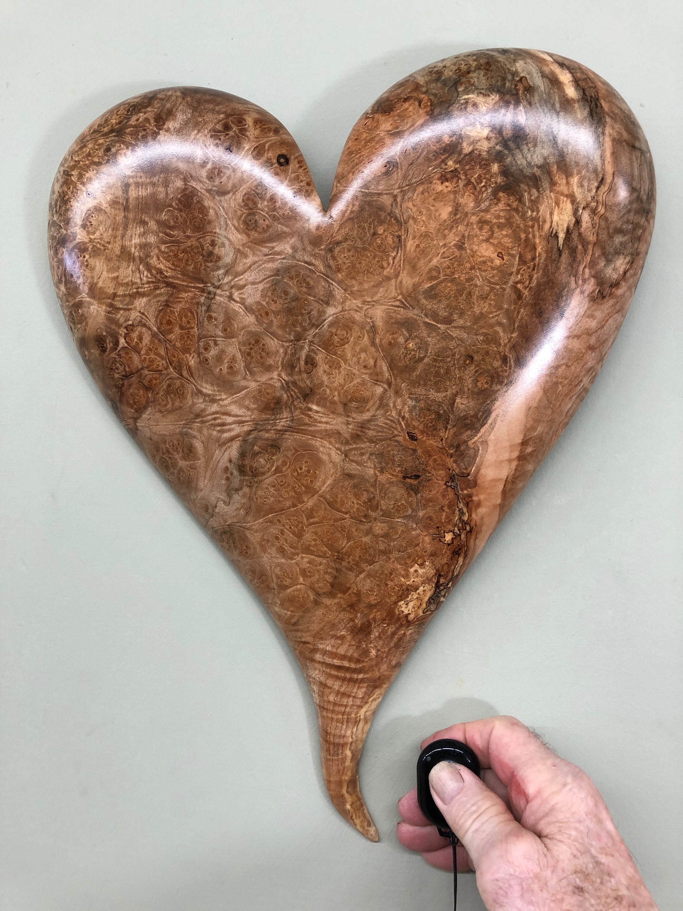 Wood Love Heart Hand Carved Heart solid Wood Love Heart Carving Wall  Hanging Wooden Heart Wooden Wedding Present Wood Anniversary -   Singapore