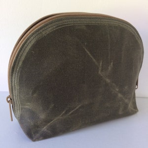 Trousse de toilette végétalienne, Trousse de toilette en toile cirée, Trousse de toilette zippée, Trousse de maquillage, Trousse de maquillage résistante à l'eau, Trousse de toilette homme, Trousse de toilette de camping