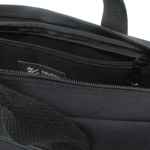 Canvas Duffle Bag, Vegan Travel Bag, Small Travel Bag, X Body Duffle image 4