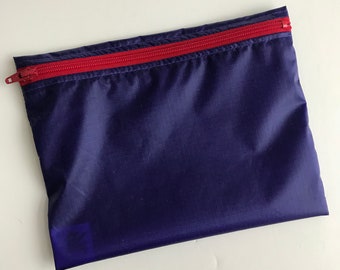 Zippered pouch, Purple, Lightweight