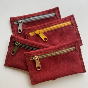 Suede Zip Wallet