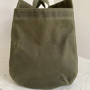 Waxed Canvas Tote Bag image 3