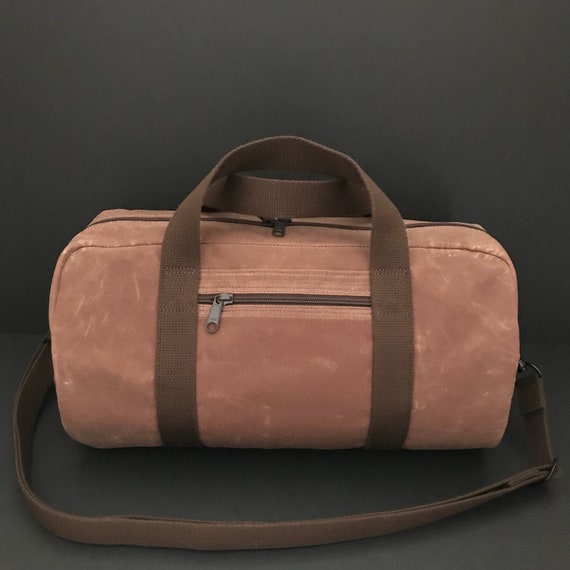 Waxed Canvas Duffel Bag Cross-body 