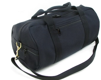 Canvas Duffle Bag, Vegan Travel Bag, Small Travel Bag, X Body Duffle