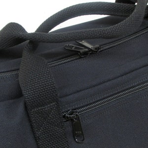 Canvas Duffle Bag, Vegan Travel Bag, Small Travel Bag, X Body Duffle image 3