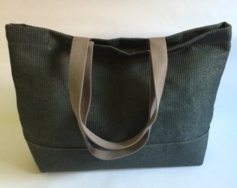 Mesh Tote  Slate  Medium Vegan