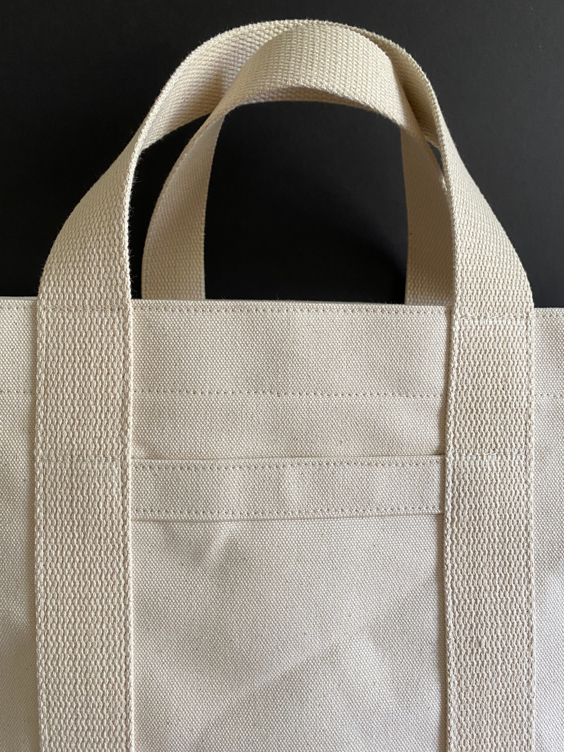 Large Canvas Tote Bag - Etsy