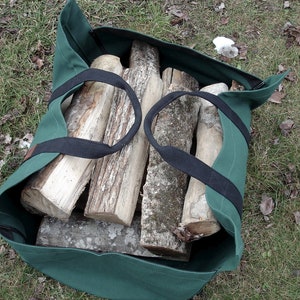 Firewood Carrier Canvas Sides, Large Wood Carrier, Firewood Bag, Firewood Tote, Canvas Wood Tote, Canvas Firewood Tote, Firewood Bag Canvas