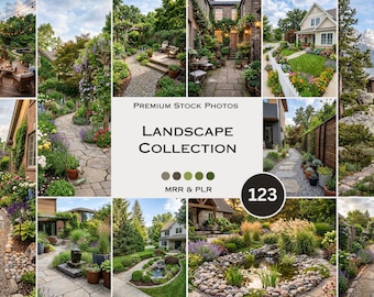 Landscape Stock Photos Garden Gardening Real Estate Magaize Website Aesthetic Photos Faceless Marketing Plr Mrr Reel Cover