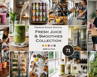 Fresh Juice & Smoothie Stock Photos Healthy Lifestyle Diet Organic Aesthetic Photos Faceless Marketing PLR MRR Reel Cover