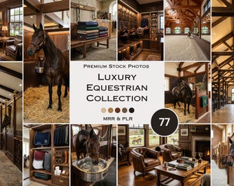 Luxury Equestrian Stock Photos Horse Old Money Class Hobby Country Aesthetic Photos Faceless Marketing Plr Mrr Reel Cover
