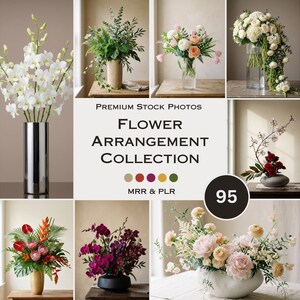 Fotos de stock de arreglos florales, plantas, floristería, florista, decoración de San Valentín, fotos estéticas, marketing sin rostro, PLR, MrR, portada de carrete