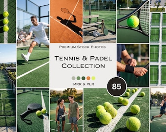 Padel And Tennis Stock Photos Editorial Old Money Sports Lifestyle Aesthetic Photos Faceless Marketing Plr Mrr Reel Cover
