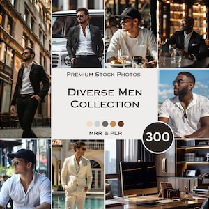 Diverse Men Stock Photos Men Aesthetic Photos Faceless Marketing Plr Mrr Reel Cover