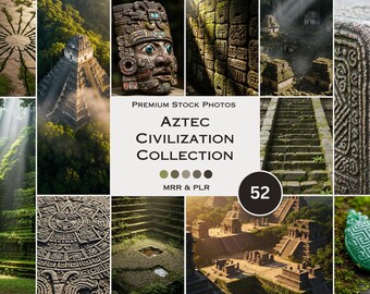 Aztec Civilization Stock Photos History Aesthetic Photos Faceless Marketing PLR MRR Reel Cover