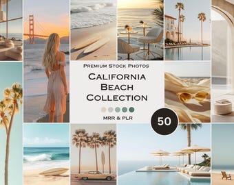 California Beach Stock Photos Coastal Dreamy Summer Sand Lifestyle Aesthetic Photos Faceless Marketing Plr Mrr Reel Cover