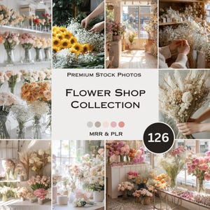 Flower Shop Stock Photos Flowers Colorful Plants Aesthetic Photos Faceless Marketing Plr Mrr Reel Cover