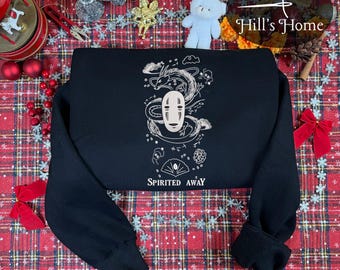 Sudadera con capucha bordada de El Viaje de Chihiro, jersey de Haku, anime de fantasía, camiseta unisex con gráficos estéticos de Ghibli