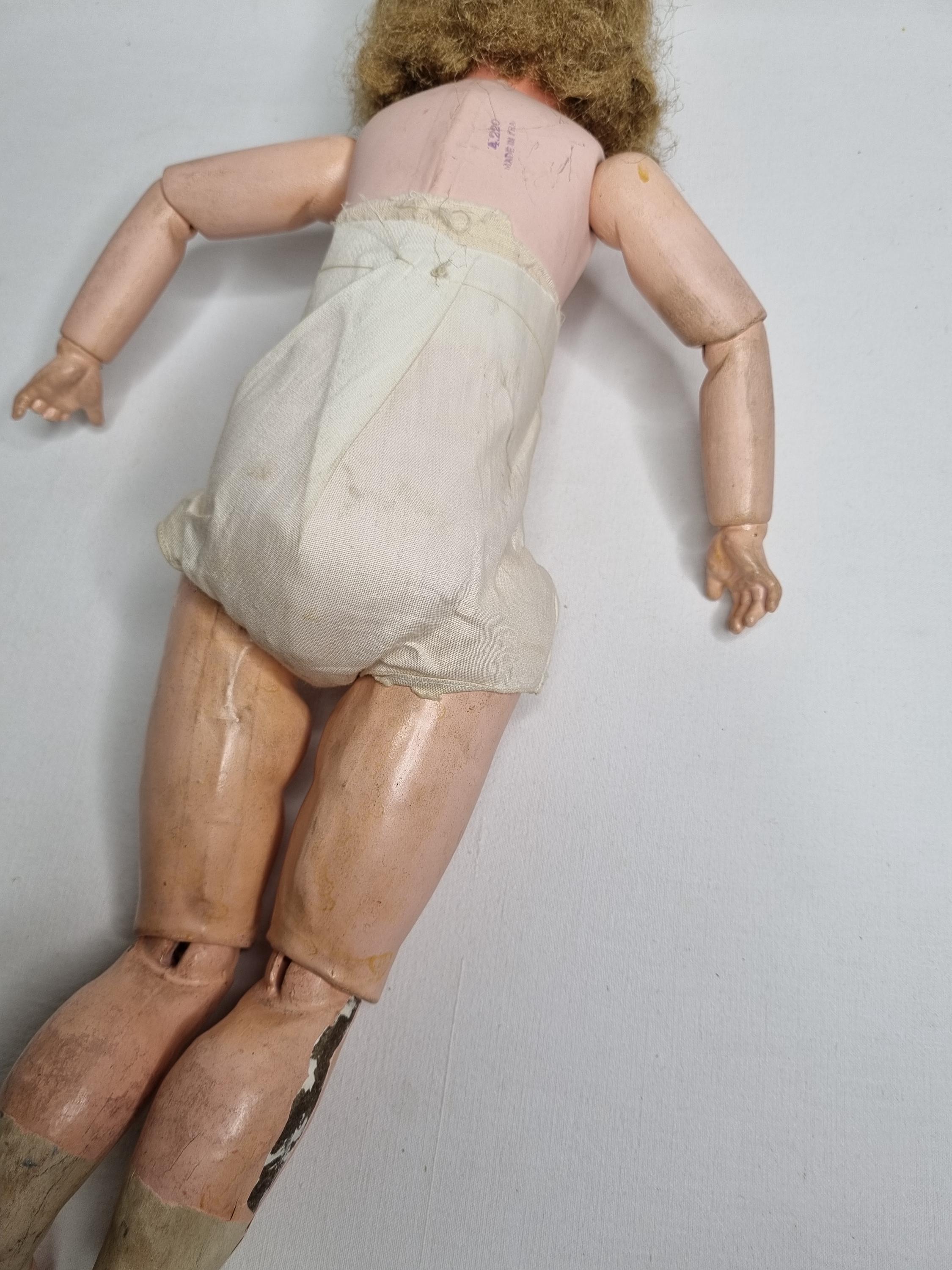 Poupée Française En Composite Yeux Dormeurs 35cm - Années 1930-1940