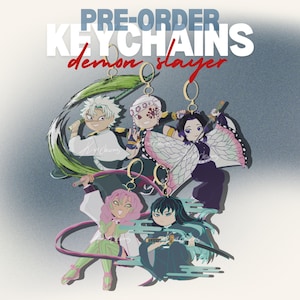 PRE-ORDER Demon Slayer Hashira Keychains