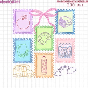 Back to School Coquette PNG Digital Design Download, School bus Png, Books png, Globe png, Flowers png, Girl school png, Pencil png designs