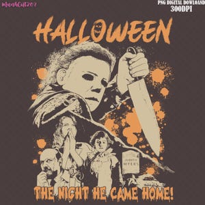 Retro Halloween png, Horror Movie Png, Horror Halloween Sublimation, Scary Movie Png, Horror Png, Halloween Graphic For Shirts, Trendy Png