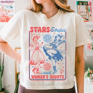 Stars Stripes And Women&#39;s Rights Png, 4th of July Png, Social Justice, Patriotic Feminist Png, Anti Trump Png, Leftist Digital File