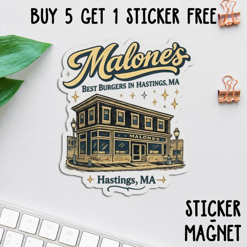 Malone's Bar off Campus Stickers, Briar U Hockey Romance Sticker, Best ...