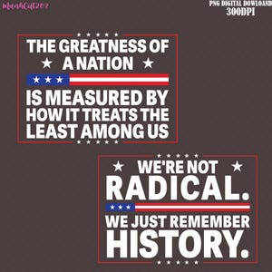 The Greatness of a Nation Protest Png, Anti-Trump Protest Poster Png, Digital Download, Political Activist Rally Png