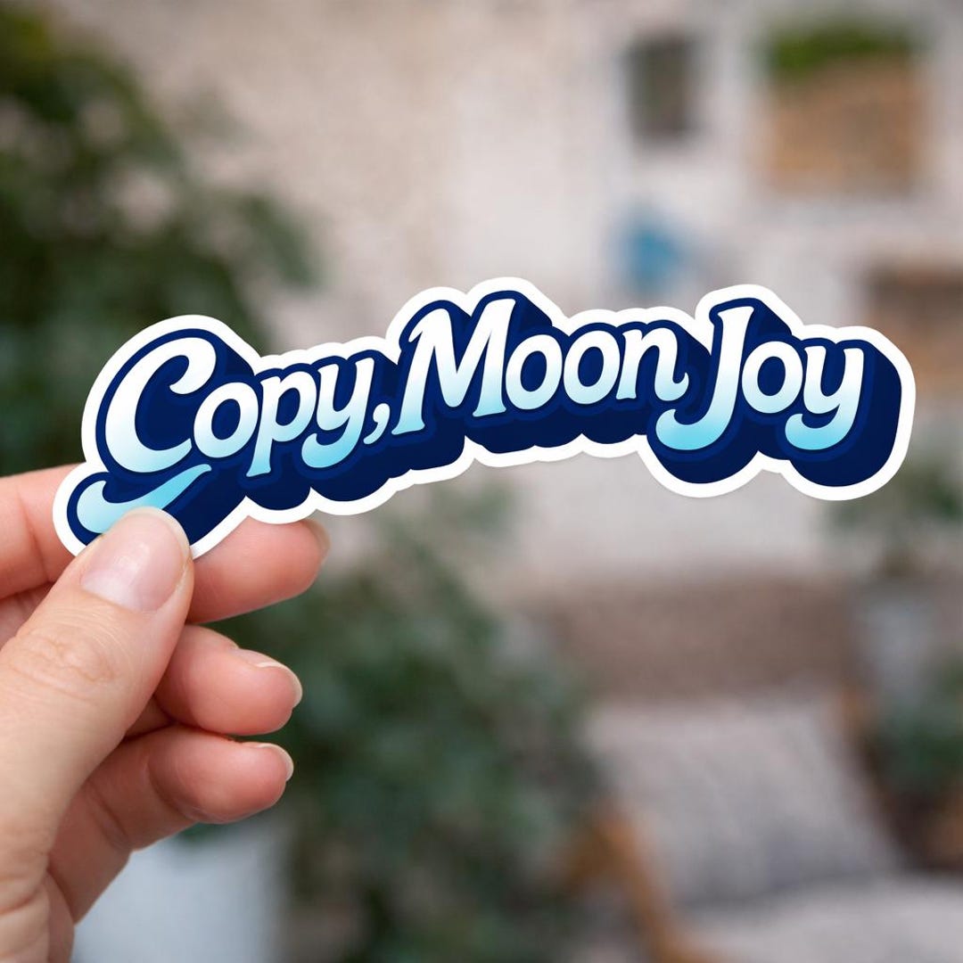 Copy Moon Joy Sticker, NASA Inspired Merch Gift - Etsy