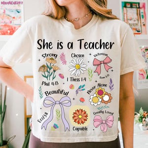 Lehrer Boho Blumen Png, Preppy Lehrer Png, Kokette Lehrer Leben Png, Lehrer Wertschätzung Geschenk, Retro Lehrer Png, Lehrer Wildblumen