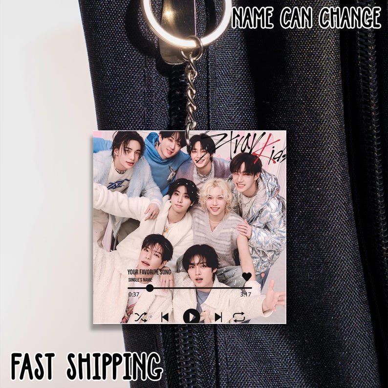 Stray Kids Music Photo Keychain DO IT Album Glow In The Dark Stray stray-kids-music-photo-keychain-do-it-album-glow-in-the-dark-stray