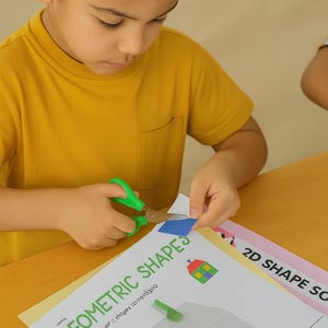 2D Shapes Learning Pack: Kindergarten Math Worksheets (Instant Download PDF)