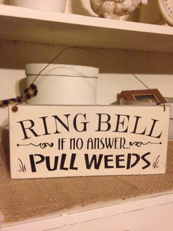 No Answer Pull Weeds Etsy