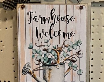 Farmhouse Sign,Welcome Sign,Farmhouse Welcome Sign,Farmhouse Decor,Farmhouse Peg Hanger