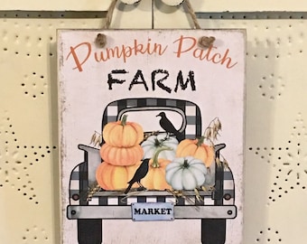 Primitive Pumpkin Patch Sign ~ Pumpkin Sign ~ Primitive Pumpkin Sign ~ Fall Pumpkin Decoration