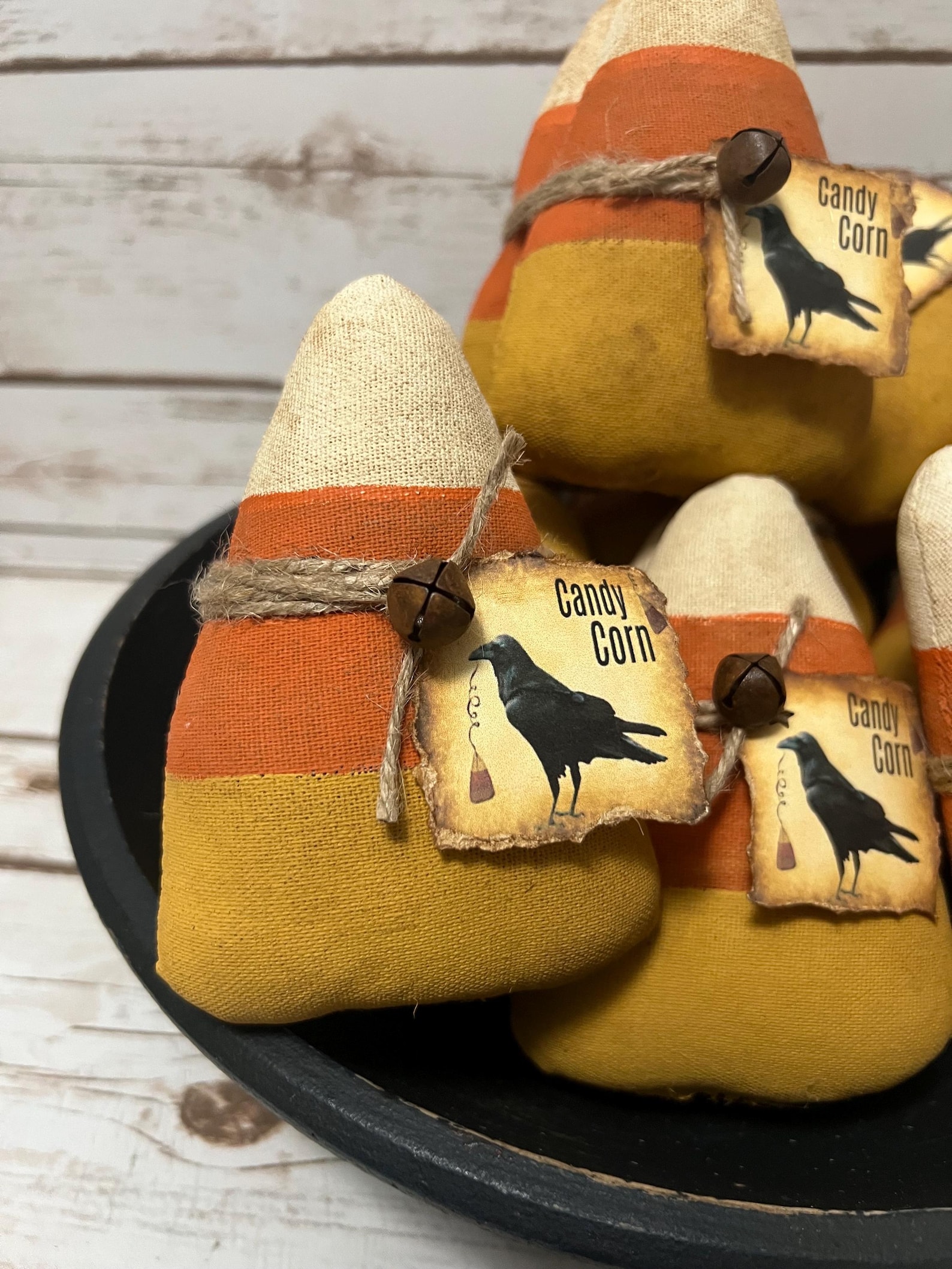 Primitive Grungy Candy Corn Bowl Fillers: Halloween Autumn Decor - Etsy