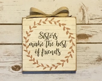 Sister,Sister Gift,Gift for Sister,Best Friend Gift,Personalized Gift,Personalized Sign,Family,Sister Sign