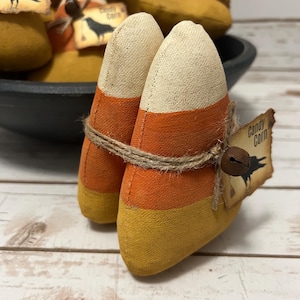 Primitive Grungy Candy Corn Bowl Fillers: Halloween Autumn Decor - Etsy