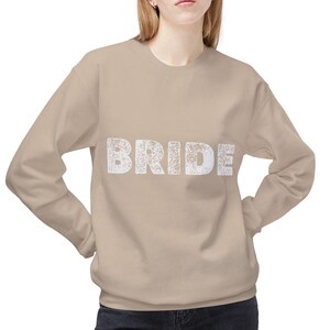 Bride Sweatshirt, Bride Shirt, Bridal Sweatshirt, Engagement Shirt, Engagement sweatshirt,White Bride Sweatshirt,White Engagement Sweatshirt
