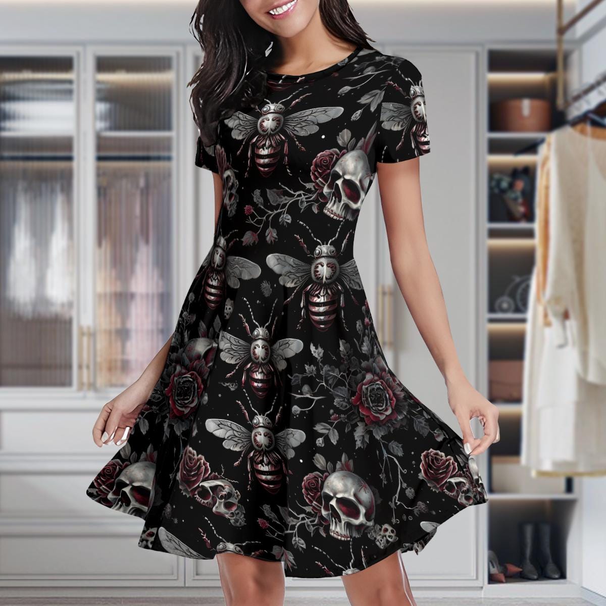 Casual Goth Dresses - Etsy Casual Goth Dresses - Etsy