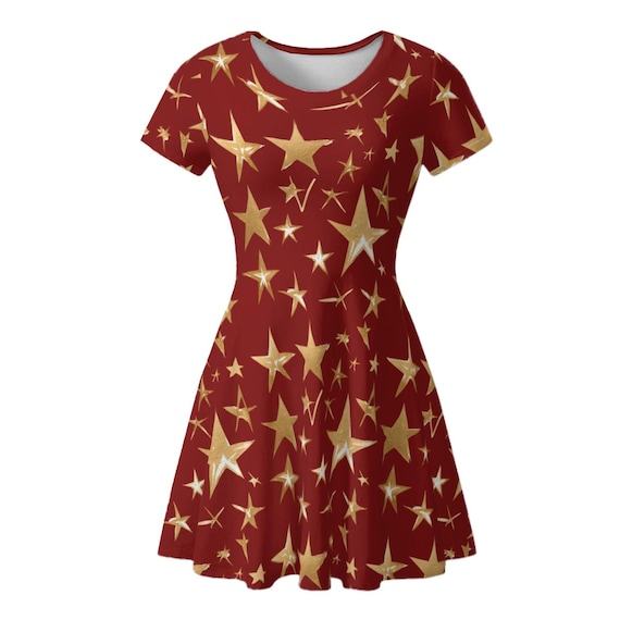 flattering christmas dress Women's May Queen Dress Burgundy Matte Satin Holiday Party Size 4