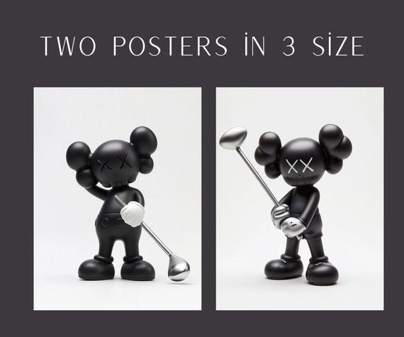 KAWS Golf Poster Set: Hypebeast Decor (digital Download) - Etsy