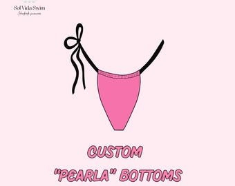 Custom Swimwear Bottoms | Handmade Tanning Bikini | Build Your Own | Trendy Prints | Personalized Swimwear | Vacation Outfit