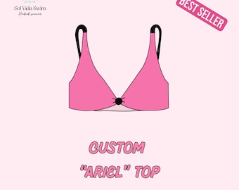Custom Swimwear Top | Handmade Bikinis | Build Your Own | Trendy Prints | Personalized Swimwear