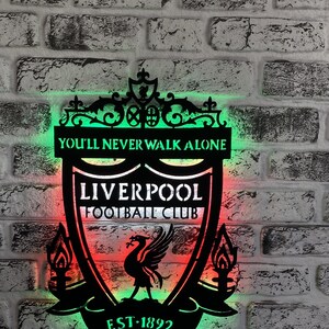 Liverpool Led Sign Liverpool Logo Sign - Etsy