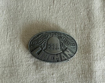 Illinois Bell Telephone Lineman Belt Buckle
