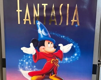 Disney Fantasia Movie Poster - from VHS original release 1991