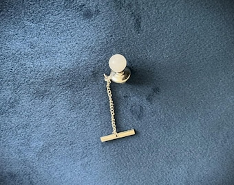 Frosted Ball Vintage Tie Tack