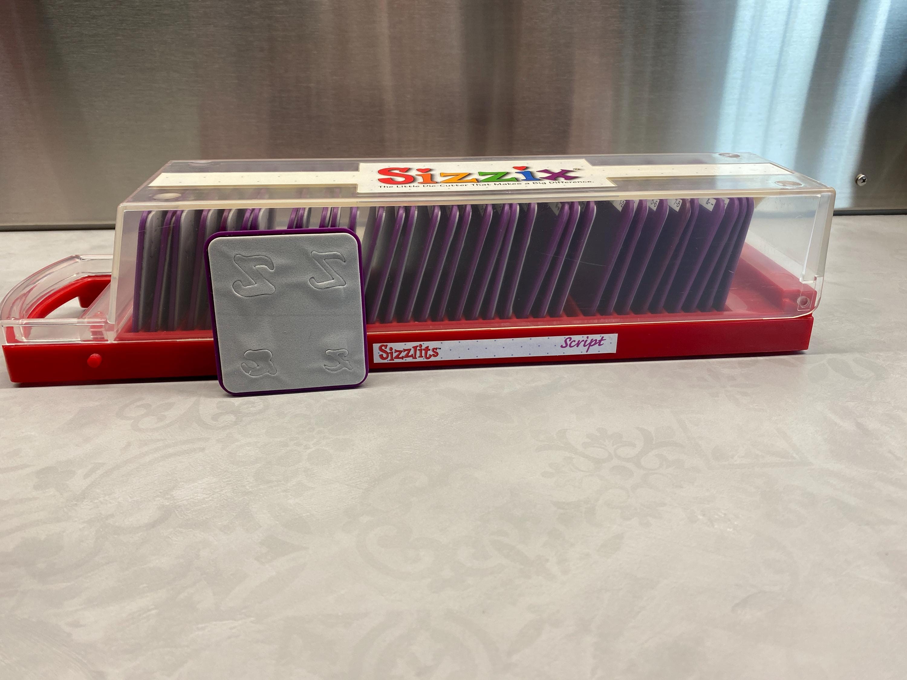 Sizzix Sizzlits Alphabet Die Sets - Etsy